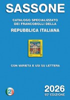 SASSONE 2026 Catalogo Specializzato Dei Francobolli Della Repubblica Italiana Vol. 2
